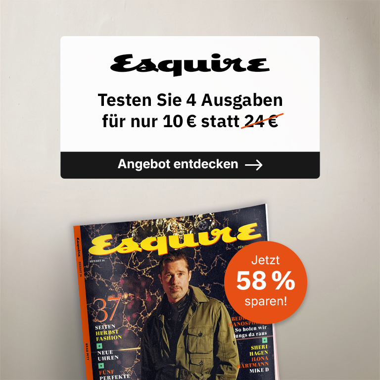 Esquire  Jahresabo - 4 Ausgaben für 10 Euro