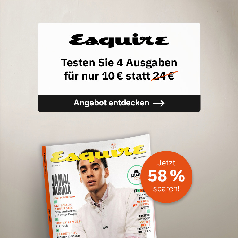 Esquire  Jahresabo - 4 Ausgaben für 10 Euro