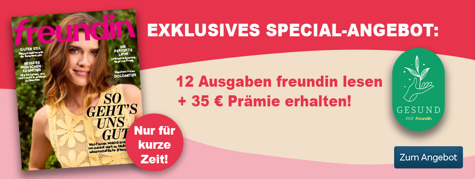 freundin - Exklusives Special-Angebot