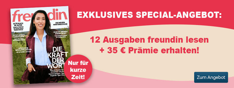 freundin - Exklusives Special-Angebot