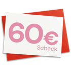 60 € Verrechnungsscheck