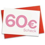 60 € Verrechnungsscheck