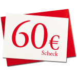 60 € Verrechnungsscheck 