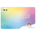 70 € dm-Gutschein