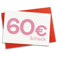 60 € Verrechnungsscheck