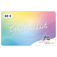 60 € dm-Gutschein